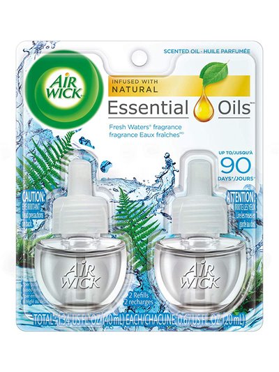 21213 - Air Wick Scented Oil Refill, Fresh Water - 2x40ml. (Case of 6) - Box:  - Loc: I7