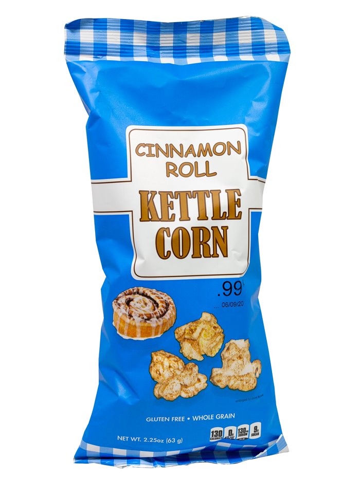 21281 - Kettle Corn Cinnamon Roll 99¢ - 2.25 oz. (Case of 24) - Box:  - Loc: 11P
