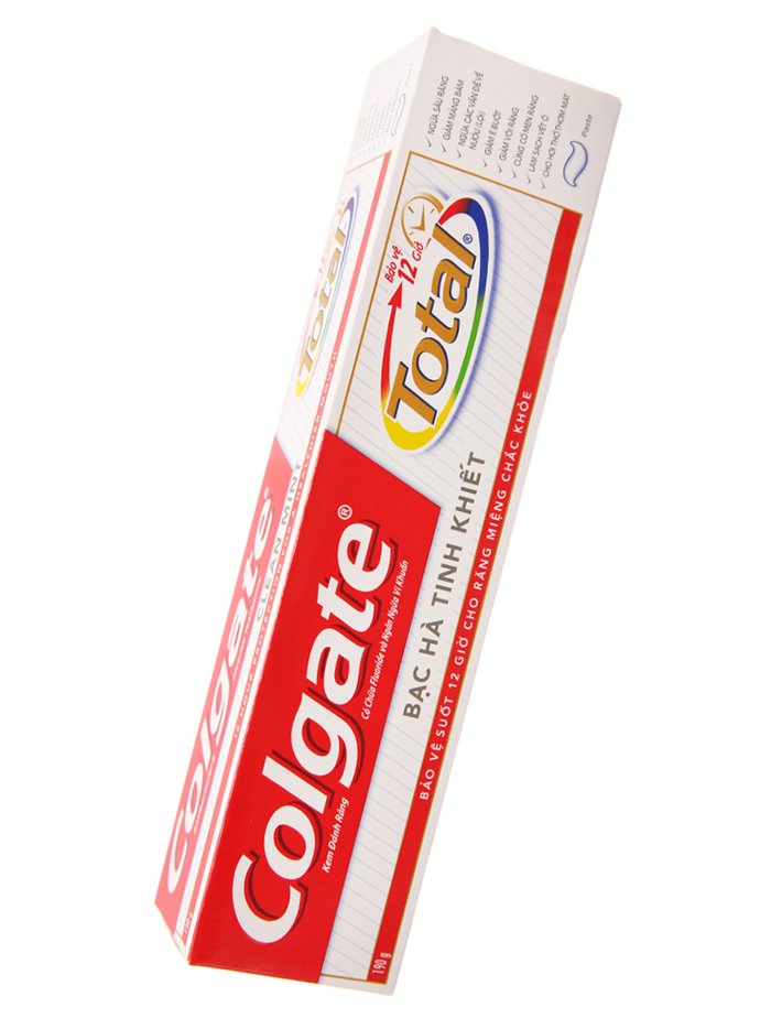 21296 - Colgate Toothpaste, Total Clean Mint - 6 oz. - Box:  - Loc: H0