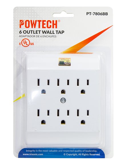 21300 - Powtech 6 Outlet Wall Tap ( PT-7806BB ) - Box:  - Loc: A1