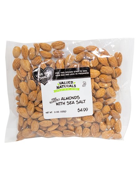 21323 - Soho Fire Roasted Almonds w/ Sea Salt - 9 oz. - Box:  - Loc: P0-1
