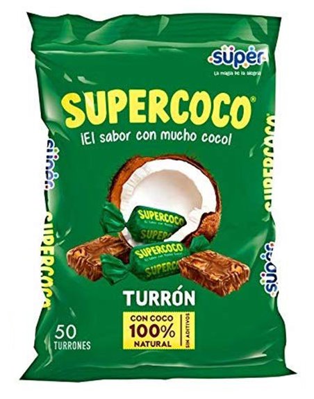 21329 - SuperCoco Turron 275g ( bag 50 pcs ) - Box:  - Loc: M1