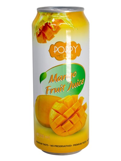 21459 - Poppy Mango Juice - 500ml ( Case of 24 ) - Box:  - Loc: E10