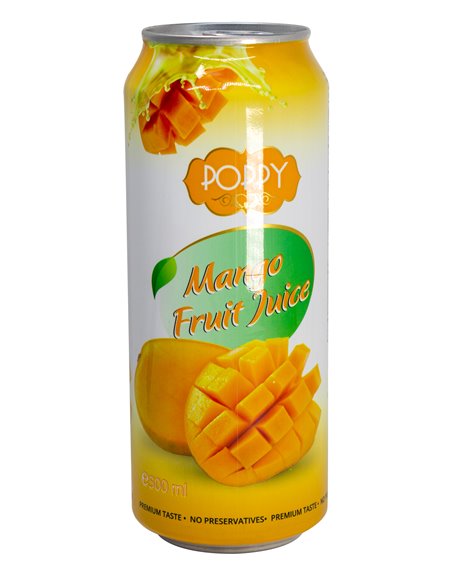 21459 - Poppy Mango Juice - 500ml ( Case of 24 ) - Box:  - Loc: E10