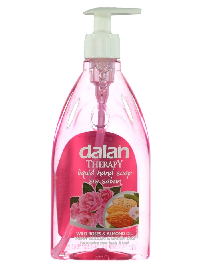 21484 - Dalan Liquid Hand Soap, Wild Roses & Amond Oil - 13.5 fl. oz. - Box:  - Loc: F2