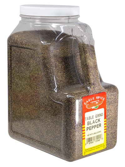 21528 - Eagle Spice Grind Black Pepp 5lbs - Box:  - Loc: S12