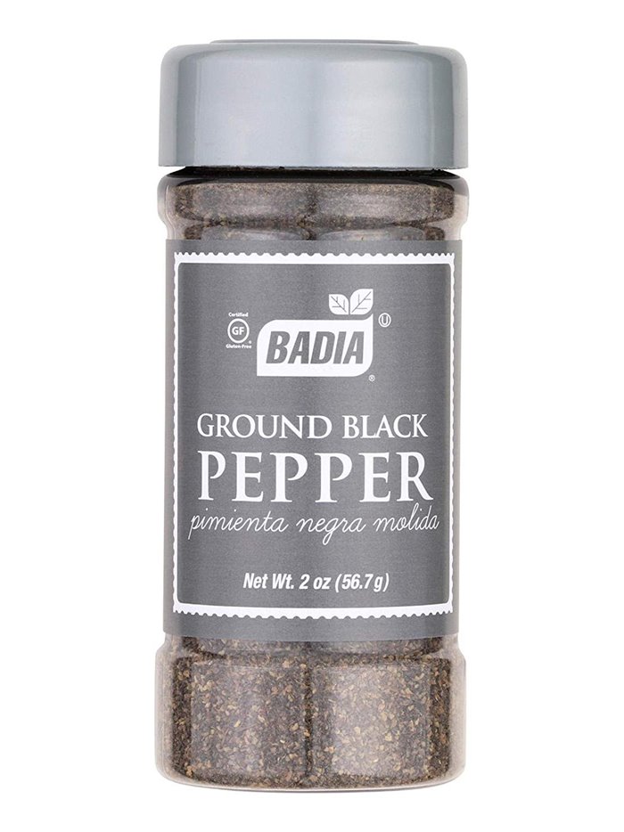 21538 - Badia Ground Black Pepper - 2 oz. (Pack of 8) - Box:  - Loc: S10