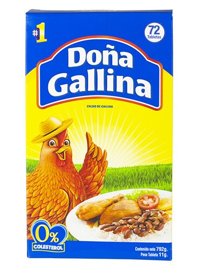 21572 - Doña Gallina, 792g - 78 Tablets - Box:  - Loc: N4