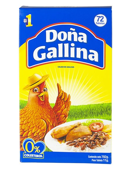 21572 - Doña Gallina, 792g - 78 Tablets - Box:  - Loc: N4