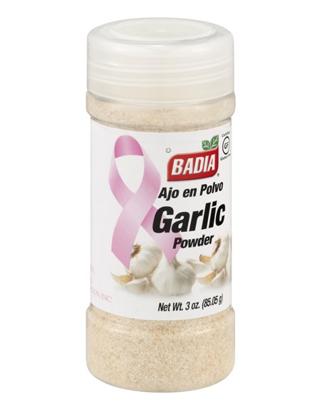 21581 - Badia Garlic Powder - 3 oz. (Pack of 8) - Box:  - Loc: S10