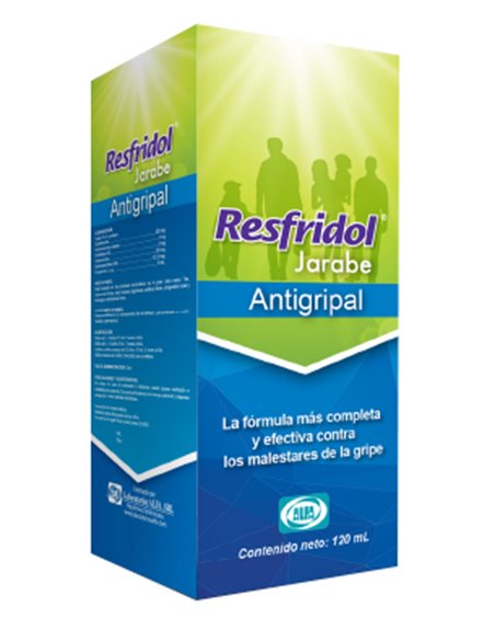 21627 - Resfridol Jarabe Antigripal- 120ml - Box:  - Loc: L3