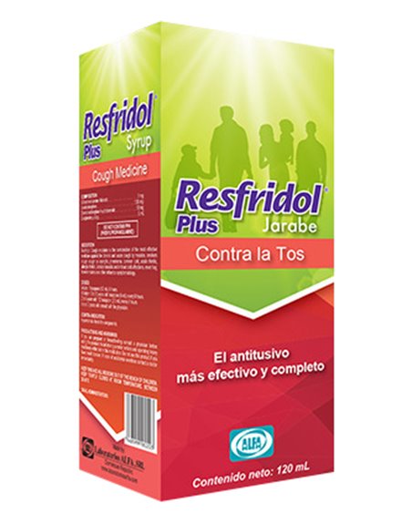 21628 - Resfridol Jarabe Plus Contra La Tos- 120ml - Box:  - Loc: L3-99