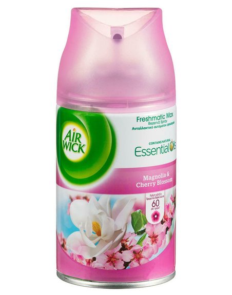 21637 - Air Wick Refill Ultra Machine Can, Magnolia & Cherry Blossom - 250ml (Case of 6) - Box:  - Loc: I6