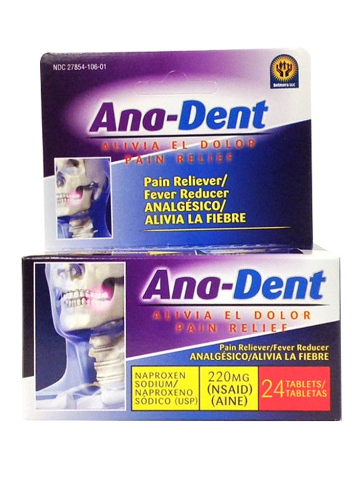 21697 - AnaDent Headache Relief - 24ct - Box:  - Loc: F1