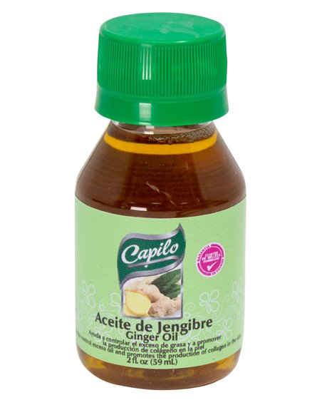 21830 - Capilo Ginger Oil ( Aceite D Jenjibre ) , 2 fl. oz. - Box:  - Loc: L2