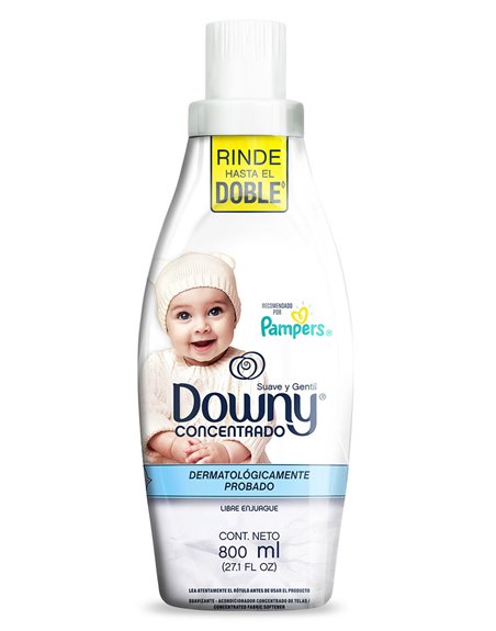 21868 - Downy Suave y Gentil, 800ml - (Case of 9) White Botle - Box:  - Loc: C10
