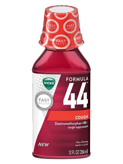 21871 - Vicks Formula 44 Cough - 12oz. - Box:  - Loc: 31P