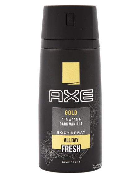 21947 - Axe Body Spray, Gold Fresh Dark Vanilla- 150ml - Box:  - Loc: K9