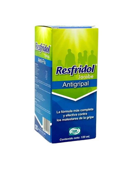 22000 - Resfridol Jarabe Anti - Influenza Syrup 120ml - Box:  - Loc: L3