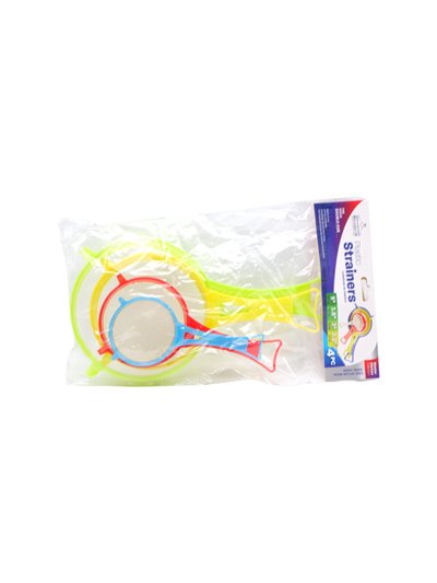 22054 - Kitchen Work 4pc. Strainer Set- assorted Colors 55110 - Box:  - Loc: J8