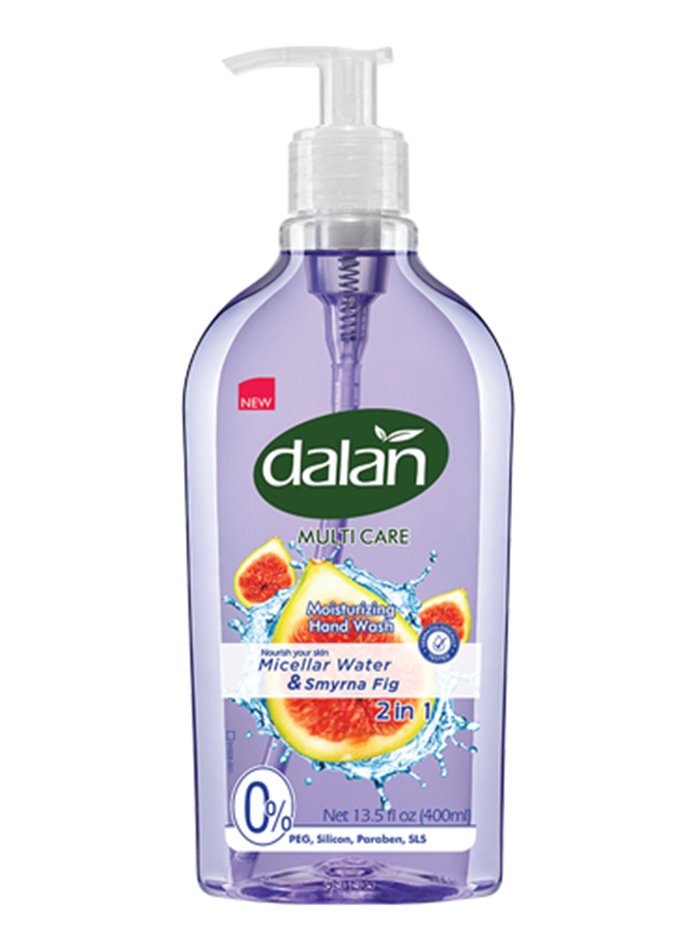 22089 - Dalan Liquid Hand Soap, Micellar Water & Smyrna Fig 2in1 - 13.5 fl. oz. - Box:  - Loc: F2