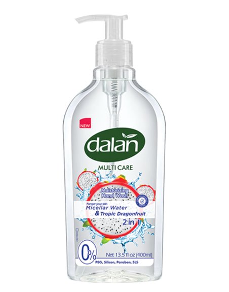 22092 - Dalan Liquid Hand Soap, Micellar Water & Tropic Dragonfruit 2in1 - 13.5 fl. oz. - Box:  - Loc: F2