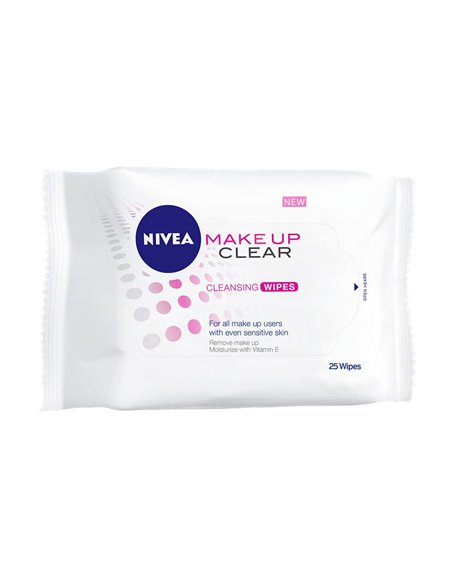 22123 - Nivea Makeup Remover Wipes - 25 Count - Box:  - Loc: J2
