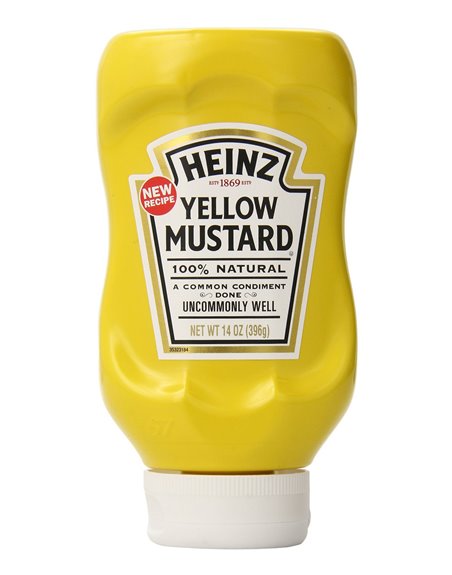 22136 - Heinz Yellow Mustard - 14oz. (Case of 12) - Box:  - Loc: G10