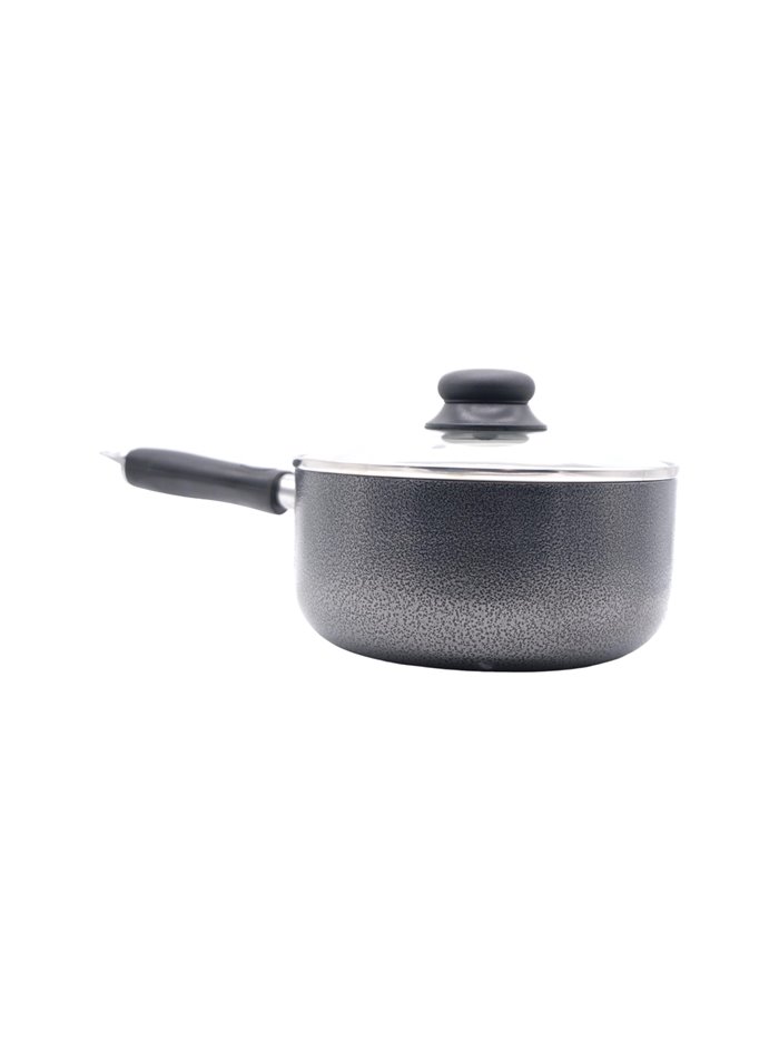 22184 - Uniware Non-Stick Frying Pan w/ Tempered Glass Lid 18cm - Box:  - Loc: J12
