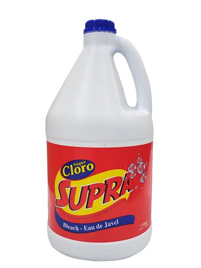 22207 - Supra Cloro ( Bleach) - 128 oz. (Case of 6) - Box:  - Loc: B6