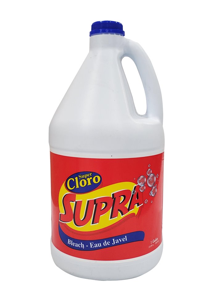 22207 - Supra Cloro ( Bleach) - 128 oz. (Case of 6) - Box:  - Loc: B6