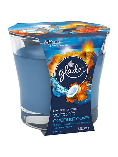 22215 - Glade Candle 2in1 Volcany Coconut - 3.4 oz. (Case of 6) - Box:  - Loc: I5