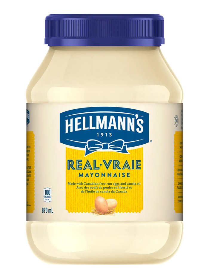 22306 - Hellmann's Mayonnaise - 30oz. (890ml) (Case of 10) - Box:  - Loc: G6