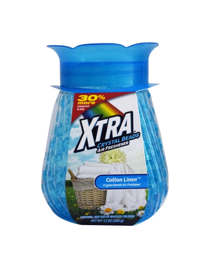 22356 - Xtra Crystal Beads Air Freshener, Cotton Linen - 12 oz. (Case of 12) - Box:  - Loc: 