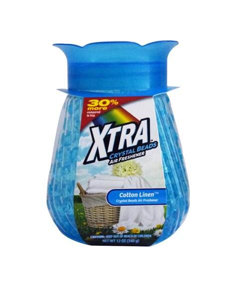 22356 - Xtra Crystal Beads Air Freshener, Cotton Linen - 12 oz. (Case of 12) - Box:  - Loc: 