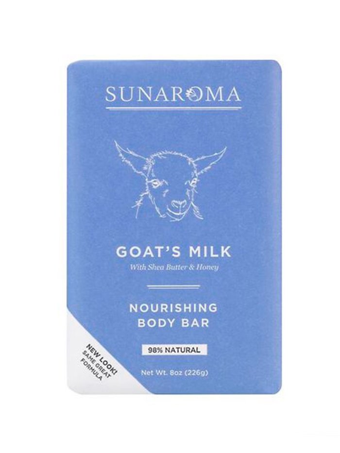 22363 - Sunaroma Soap Bar, Goat Milk - 8 oz. - Box:  - Loc: O5