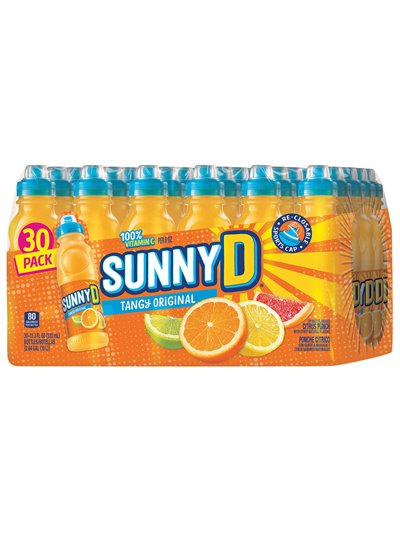 22373 - Sunny D Tangy Original - 11.3 fl. oz. (30 Pack) - Box:  - Loc: 42P