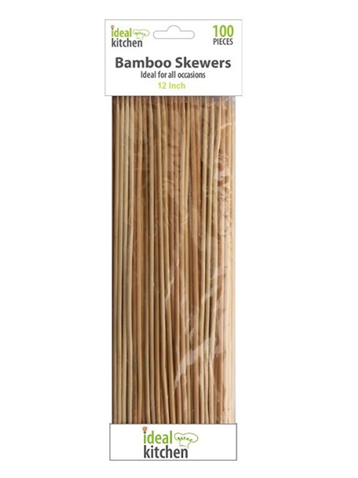 22402 - Ideal Kitchen Bamboo Skewers ( Palitos BBQ ) - 100ct - Box:  - Loc: I8