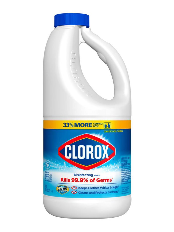 22560 - Clorox Bleach Concentrated - 43 fl. oz. (Case of 6) - Box:  - Loc: 52F