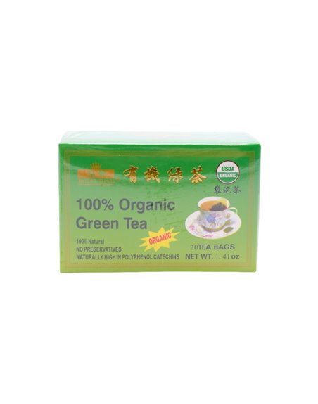 22623 - Organic Green Tea %100 20 bags - Box:  - Loc: M1
