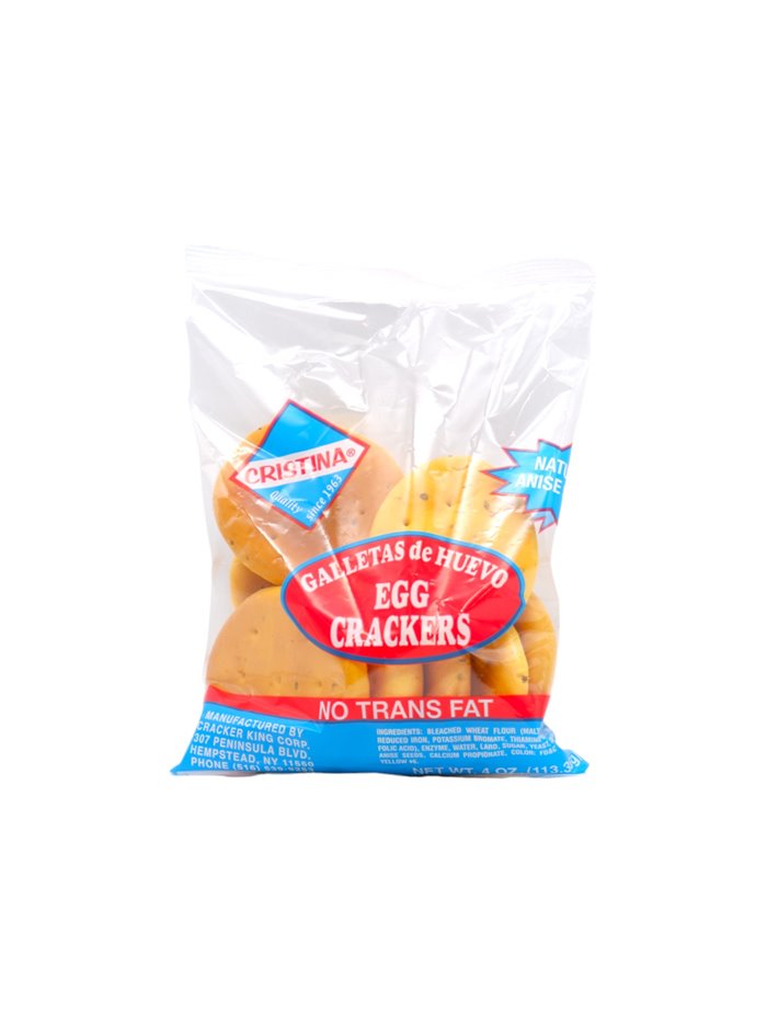 22628 - Cristina Egg Crackers - 3oz. (Case of 24) - Box:  - Loc: Q3