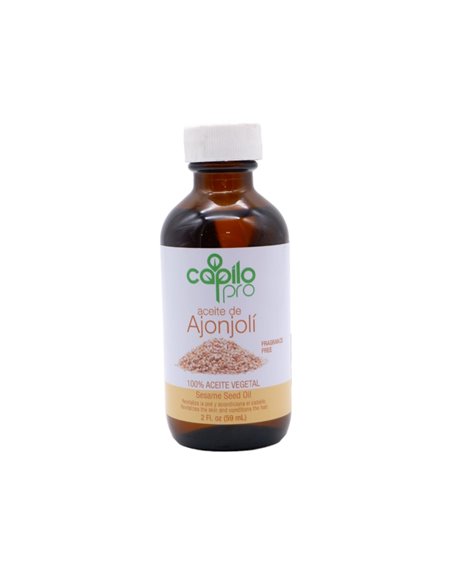 22790 - Capilo Pro Sesame Seed(ajonjoli) Oil 100% Puro - 2 fl. oz. - Box:  - Loc: L2