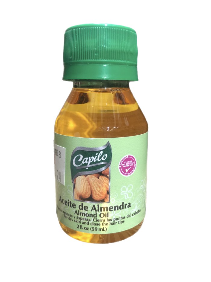 22799 - Capilo Almond Oil ( Aceite Almond ) - 2 fl. oz. - Box:  - Loc: L2