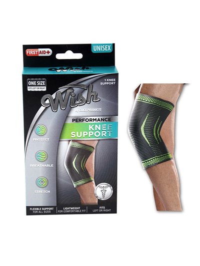 22908 - Wish Performance Knee Support 1 Pkg - 12 Pack - Box:  - Loc: K12