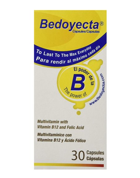 22984 - Bedoyecta B-Complex 30 Caps - Box:  - Loc: P0