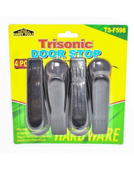 23115 - Trisonic Door Stoppers ( TS-F598 ) - 4 Pack - Box:  - Loc: A1