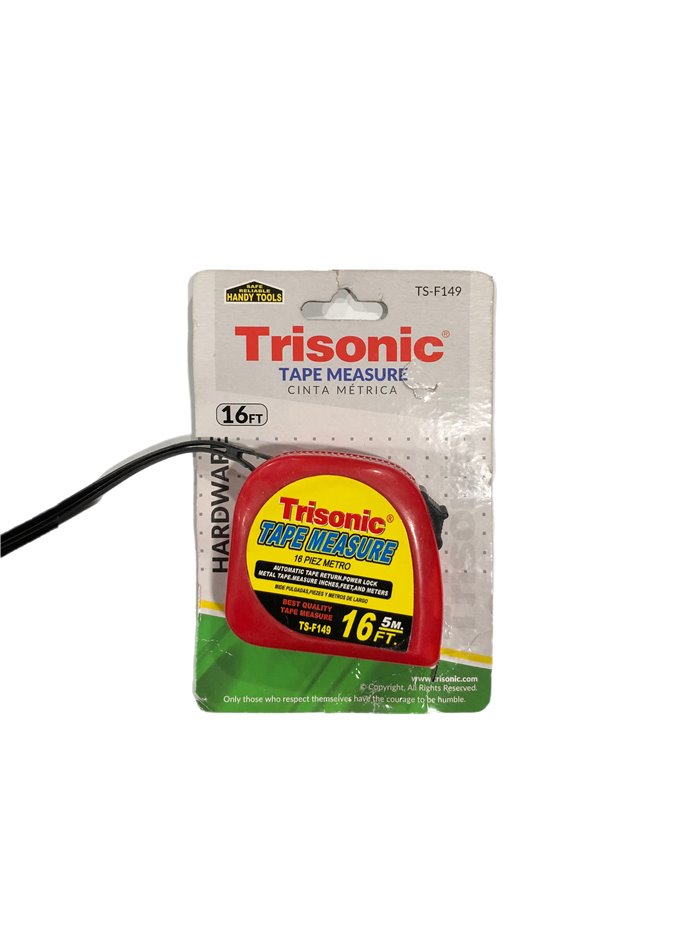 23116 - Trisonic Tape Measure 16 ft. ( TS-F149 ) - Box:  - Loc: A2