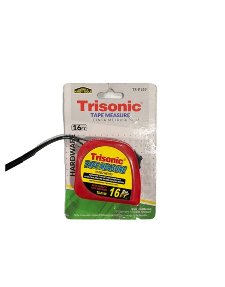 23116 - Trisonic Tape Measure 16 ft. ( TS-F149 ) - Box:  - Loc: A2