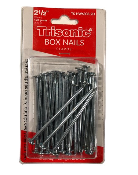 23164 - Trisonic Box Nail 2.5'' - 108ct - Box:  - Loc: A1