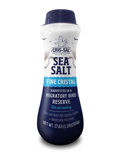 23407 - Cri-Sal Sea salt Fine - 17.6oz - Box:  - Loc: H1